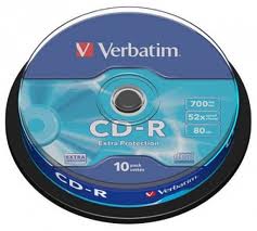  CD-R Verbatim 700 Mb, 52x, Shrink (10), DL (10/300)