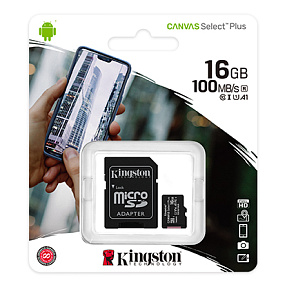   microSD 128GB Kingston microSDXC Class 10 UHS-I U1 (SD ) 100MB/s