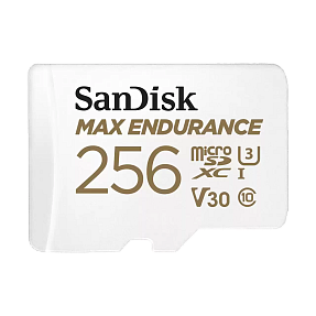   microSDXC SanDisk Max Endurance 256GB + SD adapter