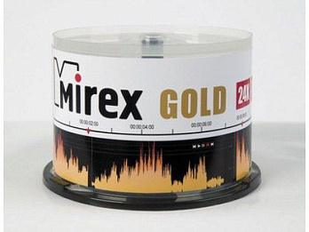  CD-R Mirex 700 Mb, 24, Gold, Cake Box (50), (50/300)
