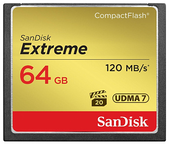 USB Flash  SanDisk Extreme CompactFlash 120MB/s  64GB