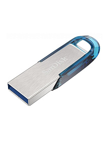   64GB SanDisk CZ73 Ultra Flair, USB 3.0, Tropical Blue