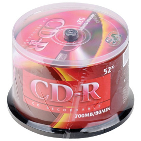  CD-R VS 700 Mb, 52x, Cake Box (50), (50/200)