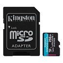 Карта памяти Kingston Canvas Go Plus microSD 256GB + SD Adapter