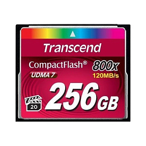   CF 256GB Transcend, 800X