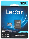   microSD Lexar High-Performance 633x 128GB, UHS-I U3 V30 A1, 100/45 Mb/s (SD )