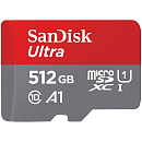 Карта памяти microSD SanDisk Ultra 512GB, 140MB/s