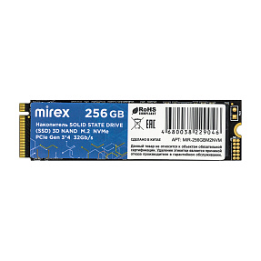   Mirex Solid State Drive 256GB, M.2 2280, PCI-E 3x4