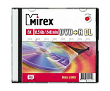  DVD+R Mirex 8.5 Gb, 8x, Slim Case (1), Dual Layer (1/50)