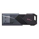 Флеш накопитель Kingston DataTraveler Exodia Onyx 64GB, USB 3.2, черный матовый