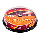 Диск CD-RW VS 700 Mb, 12x, Cake Box (10), (10/200)