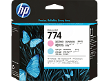 P2V98A Печатающая головка HP 774 светло-пурпурная и светло-голубая
