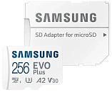   microSD Samsung EVO PLUS 256GB, Class 10, UHS-I, A2 V30 U3 (SD )