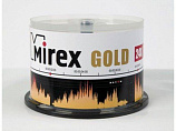 Диск CD-R Mirex 700 Mb, 24х, Gold, Cake Box (50), (50/300)