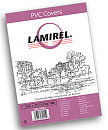 Обложки Lamirel Transparent A4, красные, 150 мкм, 100 шт
