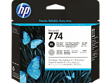 P2W00A Печатающая головка HP 774 фото черная и светло-серая