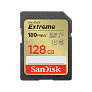   SanDisk Extreme SDXC,128GB, Class 10, V30, UHS-I, U3, 180MB/s