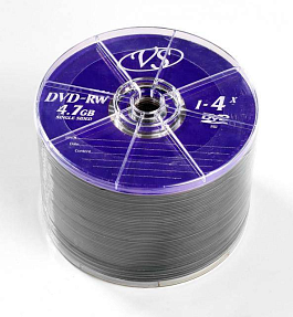  DVD-RW VS 4.7 Gb, 4x, Bulk (50)