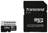 Карта памяти Transcend Ultra Perfomrance 128GB + SD адаптер