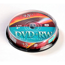Диск DVD+RW VS 4.7 Gb, 4x, Cake Box (10), (10/200)