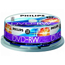  DVD-RW Philips 4.7 Gb, 4x, Cake Box (25)