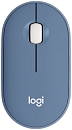Мышь беспроводная Logitech M350 Pebble Bluetooth BLUEBERRY