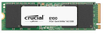 SSD  Crucial E100, 480GB, M.2, NVMe 3D TLC